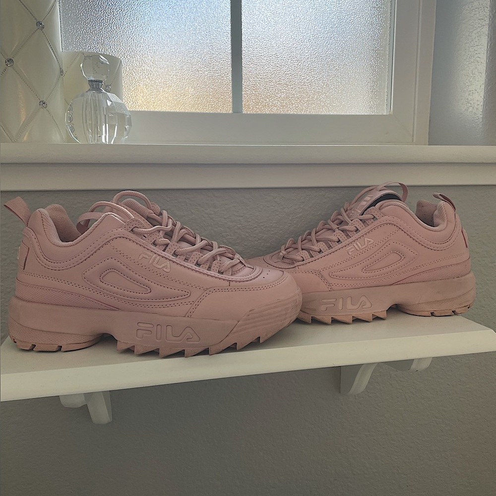 Pink Fila Sneakers